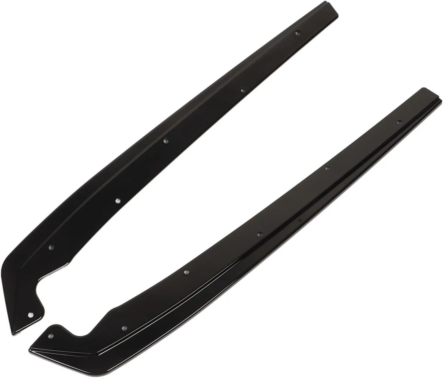 Side Skirts Spoiler Body Kit For Bmw 5 Series G30 G31 2017-2022 1 Pair Glossy Balck Rear Bumper Side Splitters Flaps Corner Guard Protector Abs