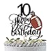 WRACKKIAR Football Happy 10th Birthday Cake Topper-Sport Theme Birthday Party Decorations-Happy 10th Birthday Party Supplies Decorations (10)