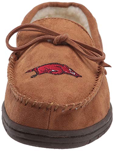 Image of FOCO NCAA Mens NCAA College Team Logo Moccasin Slippers