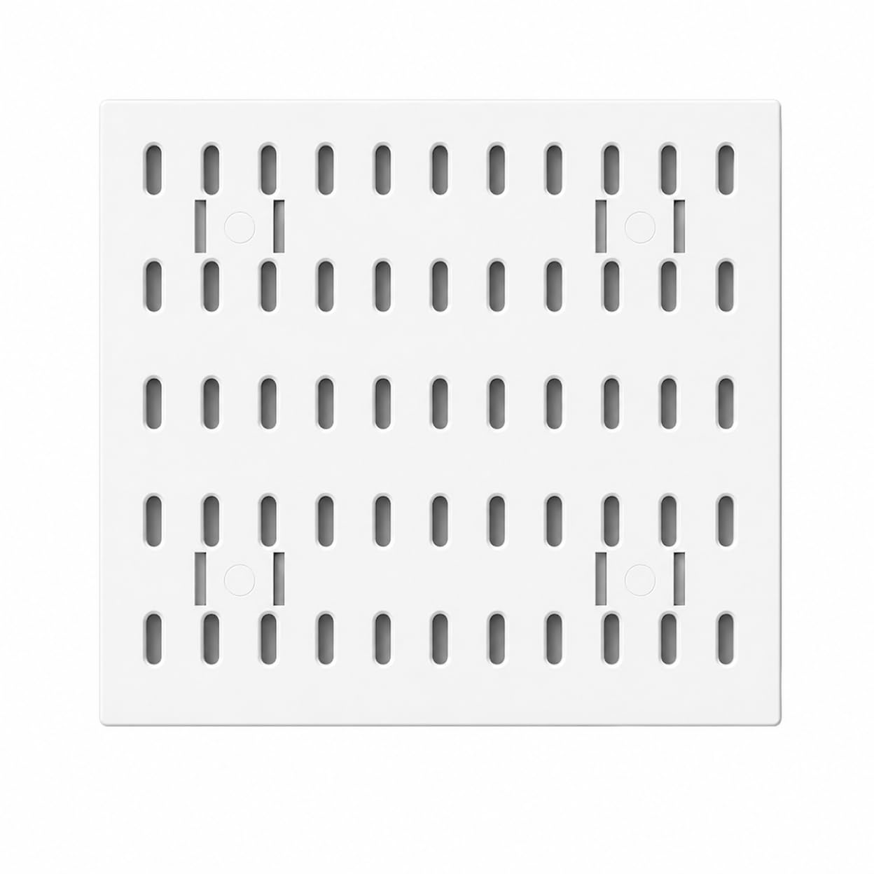 CALANDIS Pegboard Wall Organiser, 4 Piece Peg Board Tool Organiser for Craft Rooms, Desk Pegboard for Study Desks & Home ivory Small Square Board 19.5 * 22cm-image-27