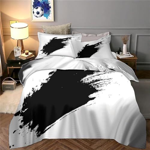 Parure de lit microfibre résistante 3D housse de couette super king 260x220 - 6