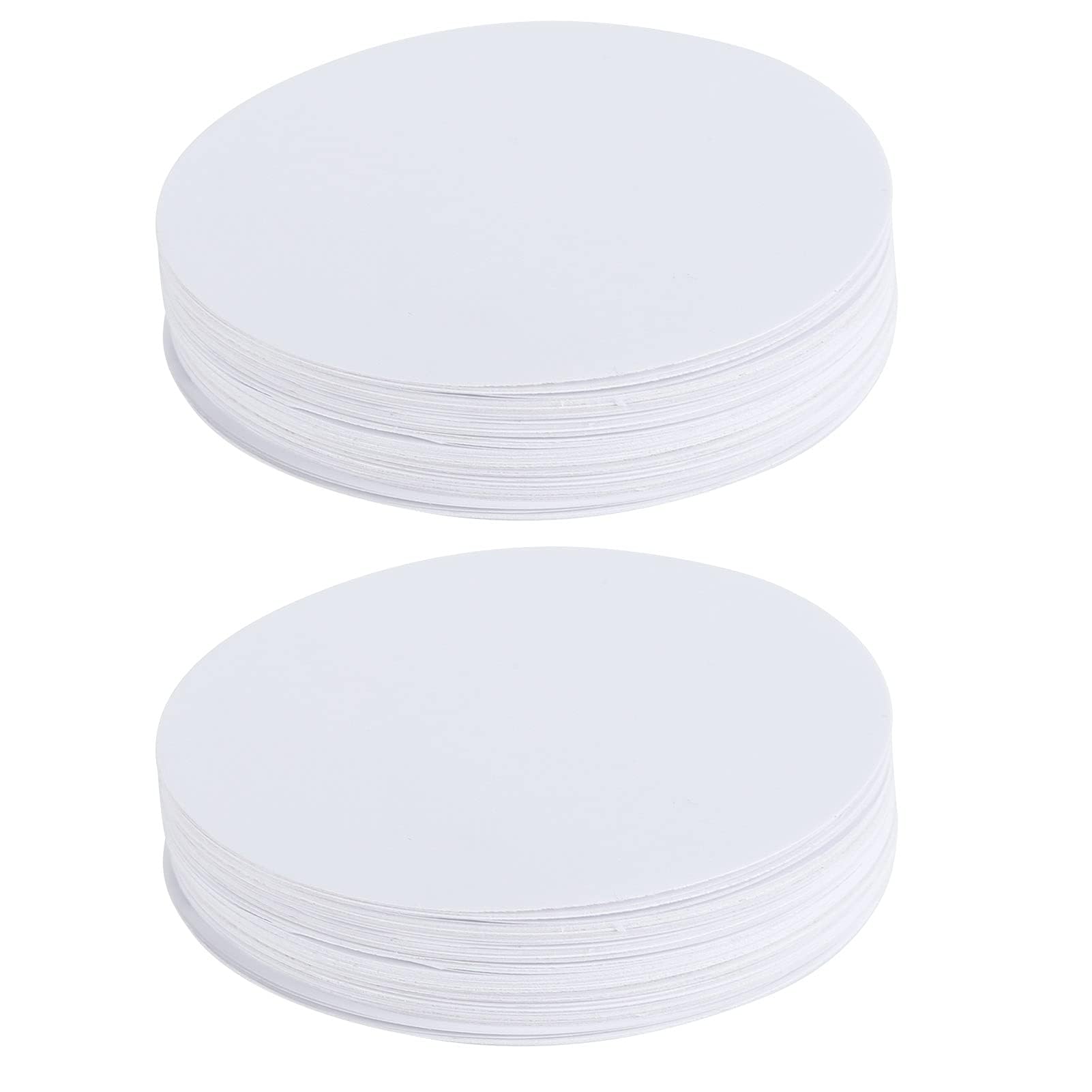 100Pcs Cardboard Circles for Crafts, Round Badge Paper Card Blank Cards Cardstock Cardboard Paper for Painting Painting Writing and Badge Decorations