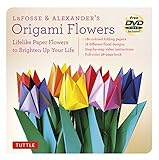 LaFosse & Alexander's Origami Flowers Kit: Lifelike Paper Flowers to Brighten Up Your Life: Kit with...