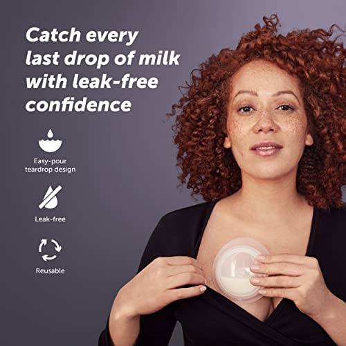Image of Elvie Catch - Milk Collection Shells - Discreet, Leak-Protection, Reusable Silicone Cups - Collect Up to 1oz - Breastfeeding Essentials - Set of Two