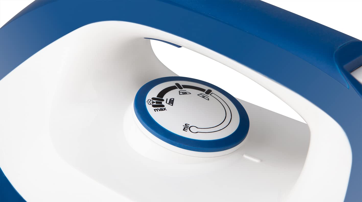 Orbegozo VP 8600 - Centro de Planchado a Vapor, Planchado en Seco y a Vapor, 2 Modos Funcionamiento, Modo Autolimpieza, Regulador de Temperatura, Depósito de Agua Extraíble 2 L, 2400 W, Blanco Y Azul