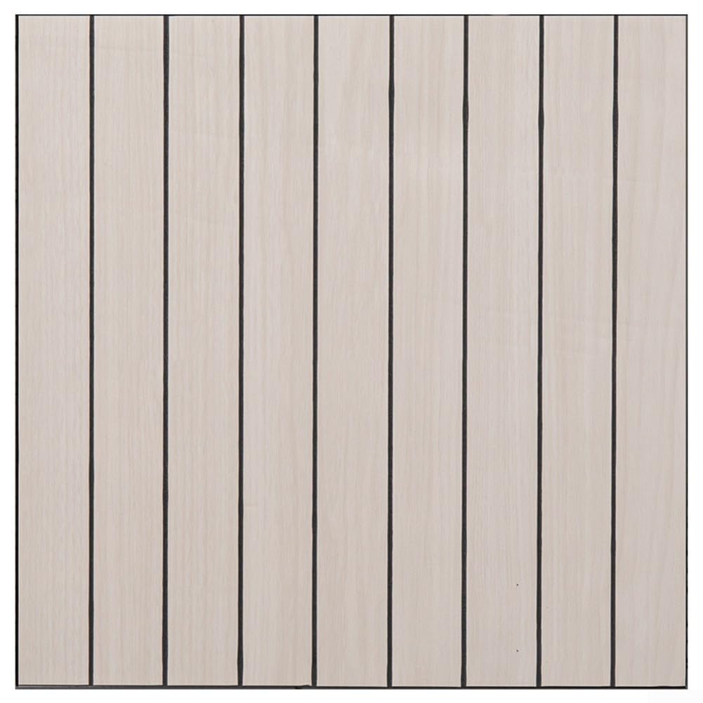 Paneles de pared de listones de madera autoadhesivos negros sin taladro