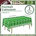 Gatherfun Football Theme Party Disposable Tablecloth Plastic Touchdown Table Cover for Birthday Football Party Games Decoration 54 X 108Inch 3 Pack
