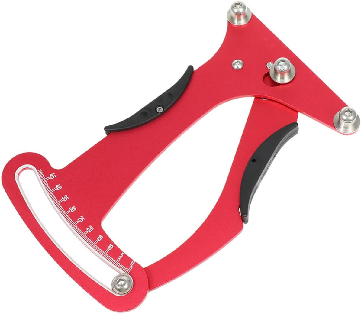 SOLUSTRE Professional Spoke Tension Gauge Bike Wheel Meter Tool Red Aluminum Alloy Portable Bike Spoke Tension Meter