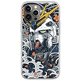 Compatible with iPhone 13 Mini Case Nu Gundam Awesome Soft TPU Pure Clear Phone Cases Cover