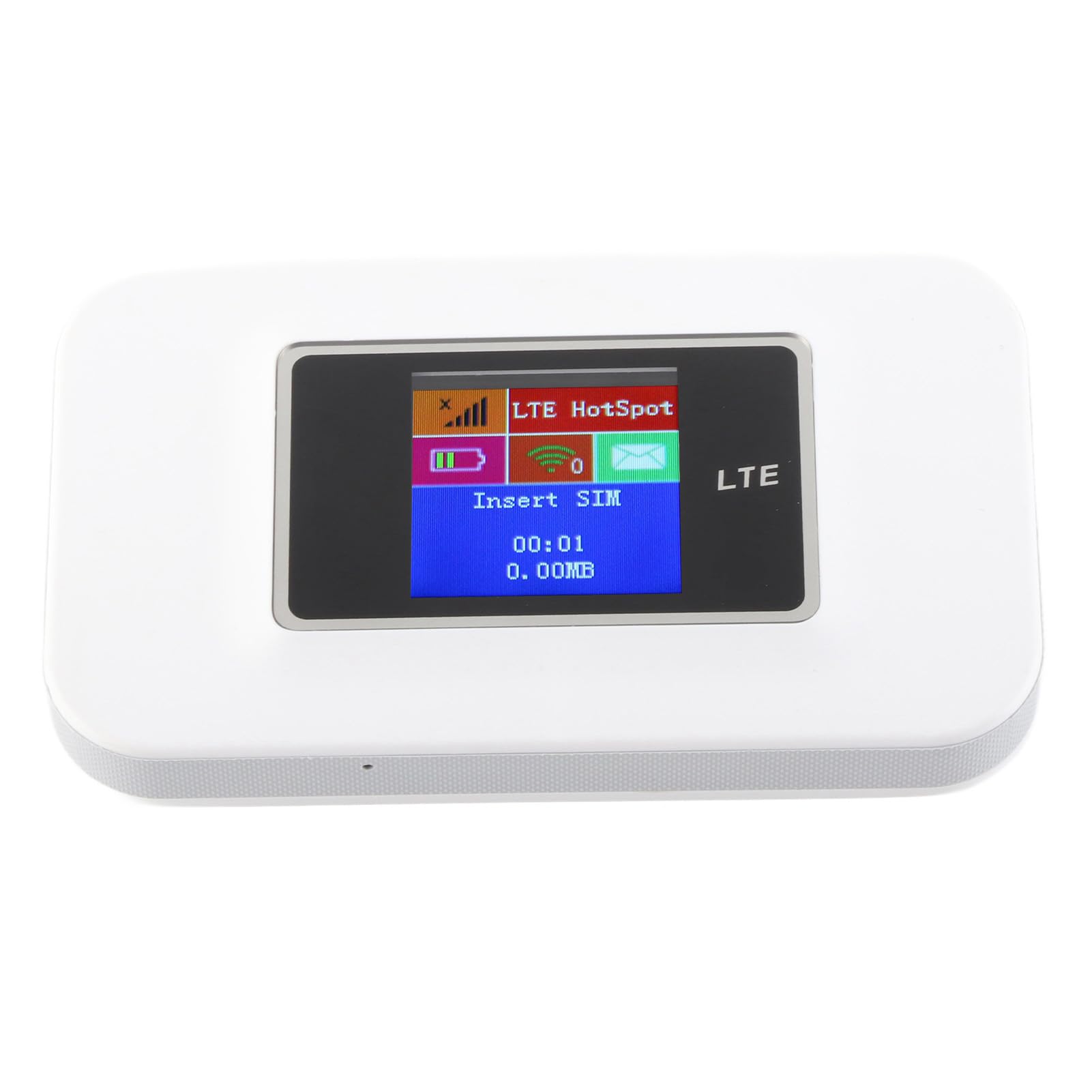 Asixxsix Dispositivo Hotspot Mobile, 10 Utenti Supportano Hotspot Wi-Fi Portatile, Wi-Fi da Viaggio con Slot per Scheda SIM Display a Colori per Viaggi in Ufficio a Casa