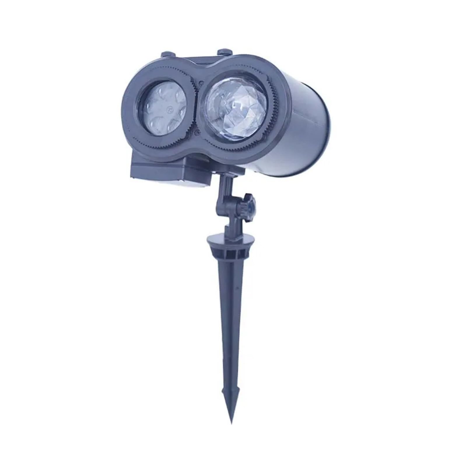 Lampe projecteur LED à Double cylindre avec motif d'eau, 16 motifs, décoration de nouvel an et de noël, lumières de cartes lumineuses, Halloween et noël