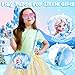 Play Purse for Little Girls, Toddler Kids Toy Purse with Accessories, Pretend Play Makeup Set, Crossbody Bag, Wallet, Fake Keys, Birthday Christmas Princess Gifts Toys for Girls Ages 3 4 5 6 Year Old