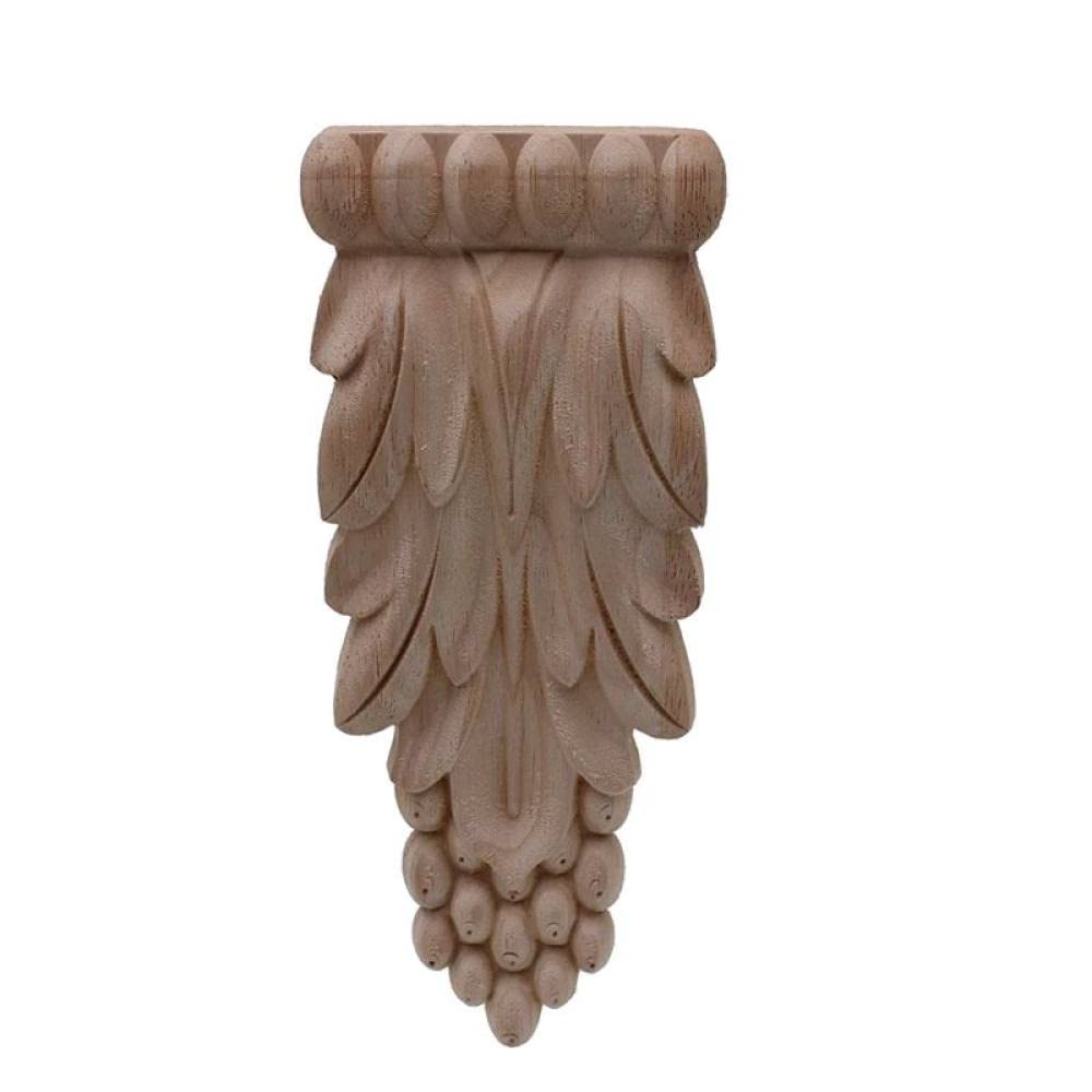 Apliques de esquina tallados en madera para renovar muebles anticuados