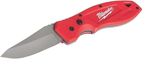 Milwaukee 48-22-1990 FASTBACK Cuchillo Plegable Suave Acero Inoxidable