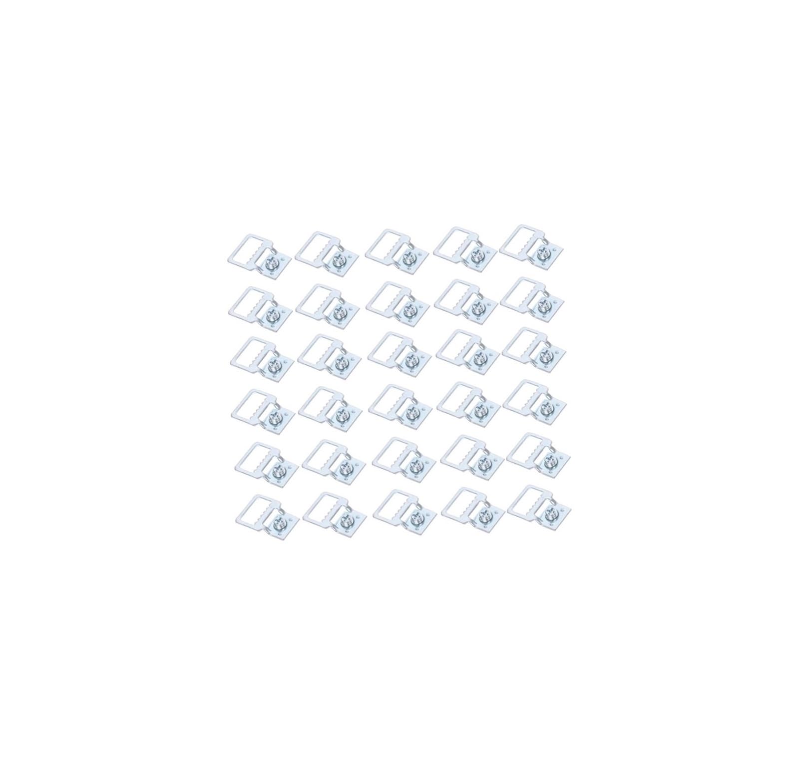 FGJsfhrDTU Picture Hanging Hooks, Silver Wall Picture Hangers 2.60x2.00x0.70 cm Pack of 50