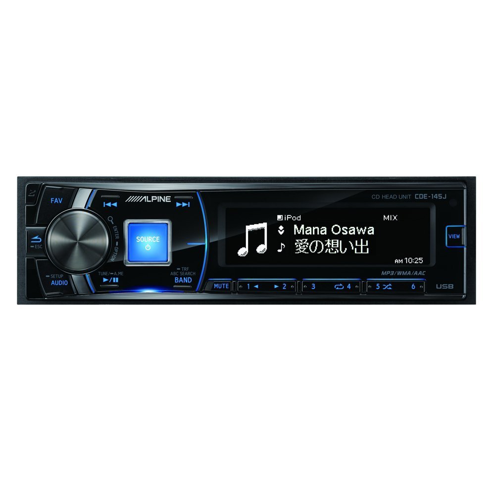 ALPINE iPod/CD Head Unit CDE-145J : Amazon.in: Electronics
