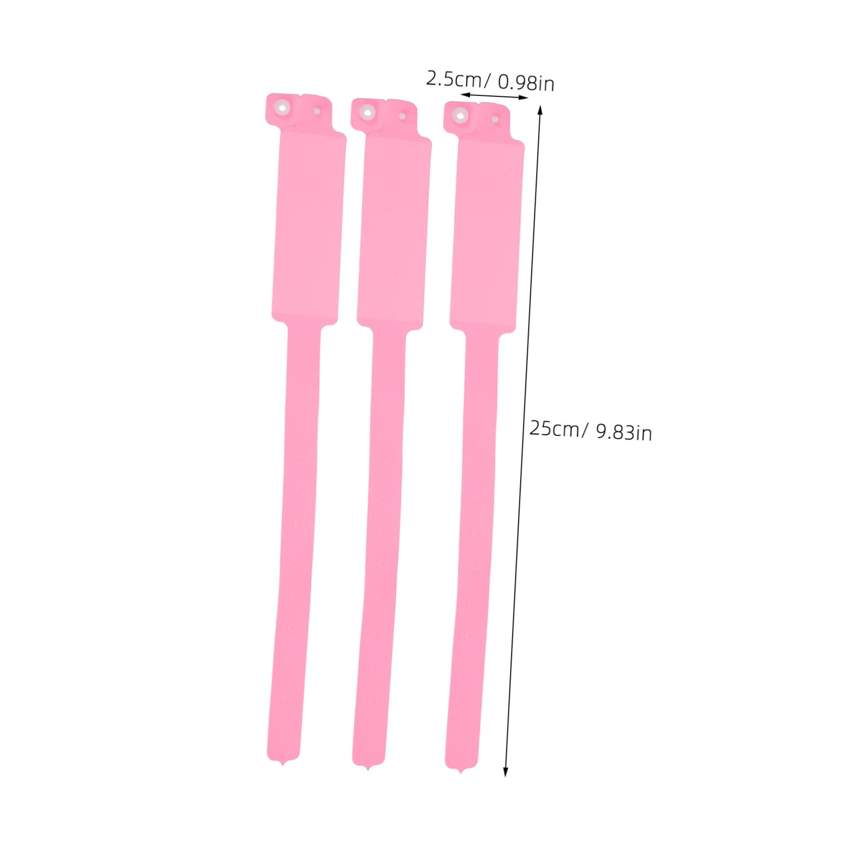 TOVINANNA 100pcs Waterproof Hospital Wrist Bands Tear-Resistant Blank Wristbands Ink Disposable Patient Identification Id Bands for Medical Use