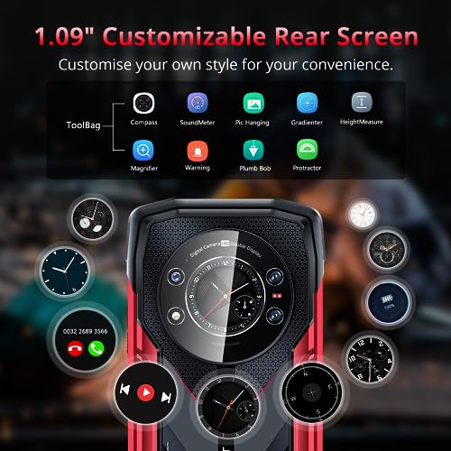 CUBOT Kingkong Star(2023) 5G Outdoor Smartphone Android 13, 24GB+256GB/1TB, 10600mAh(33W), 6.78'...