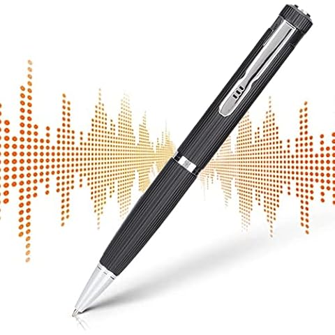 CCYLEZ Digital Audio Record Pen, HD Voice Activated Recorder, One Touch Mini Audio Recording Device, Small Tape Recorder, with Playback Function, for Lectures Meetings and Classes Cover