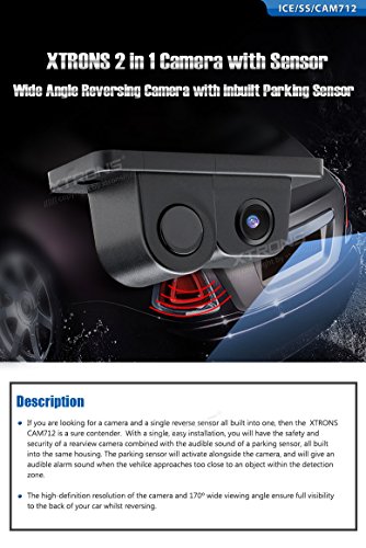 Xtrons® 2 In 1 Camera With Sensor Wide Angle Reversing Camera With Inbuilt Parking Sensor #TOP1