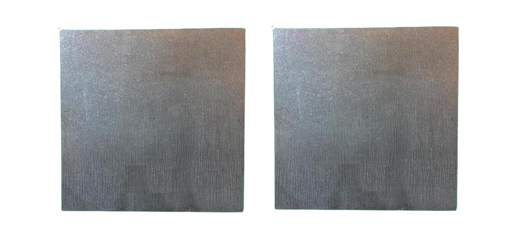 LeMétal – 2 Platines acier carrée 150X150X10
