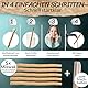 Miswak Zahnbürste [5 Stück] + Frischhalte-Dose - Optimal für Unterwegs - Premiumqualität Siwak Holzzahnbürste - Vegan - 100% natürliche Zahnbürste mit Mineralien für Gesunde Zähne und Mundpflege