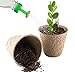 3-inch Peat Pots Pack of 50 | Seed Starter Pots | 30 Free Plant Markers | Biodegradable Peat Pots for Seedlings | No Transplant Shock with Seedling Starter Pots
