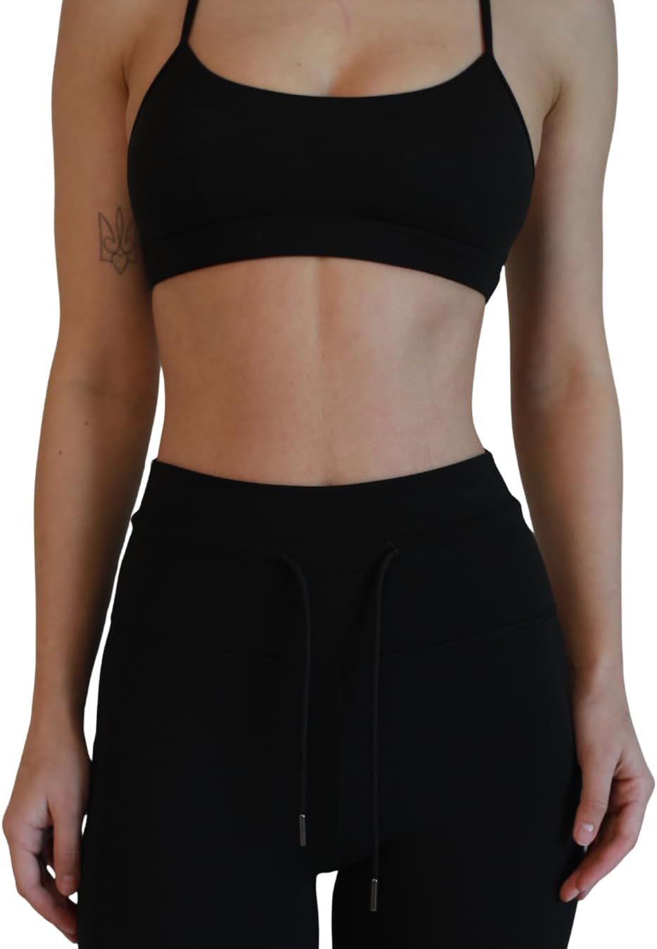 Snatched Up Women's Sports Bra - High Support Workout Bra – Odor Resistant, UV Protecting Gym Bra - Black