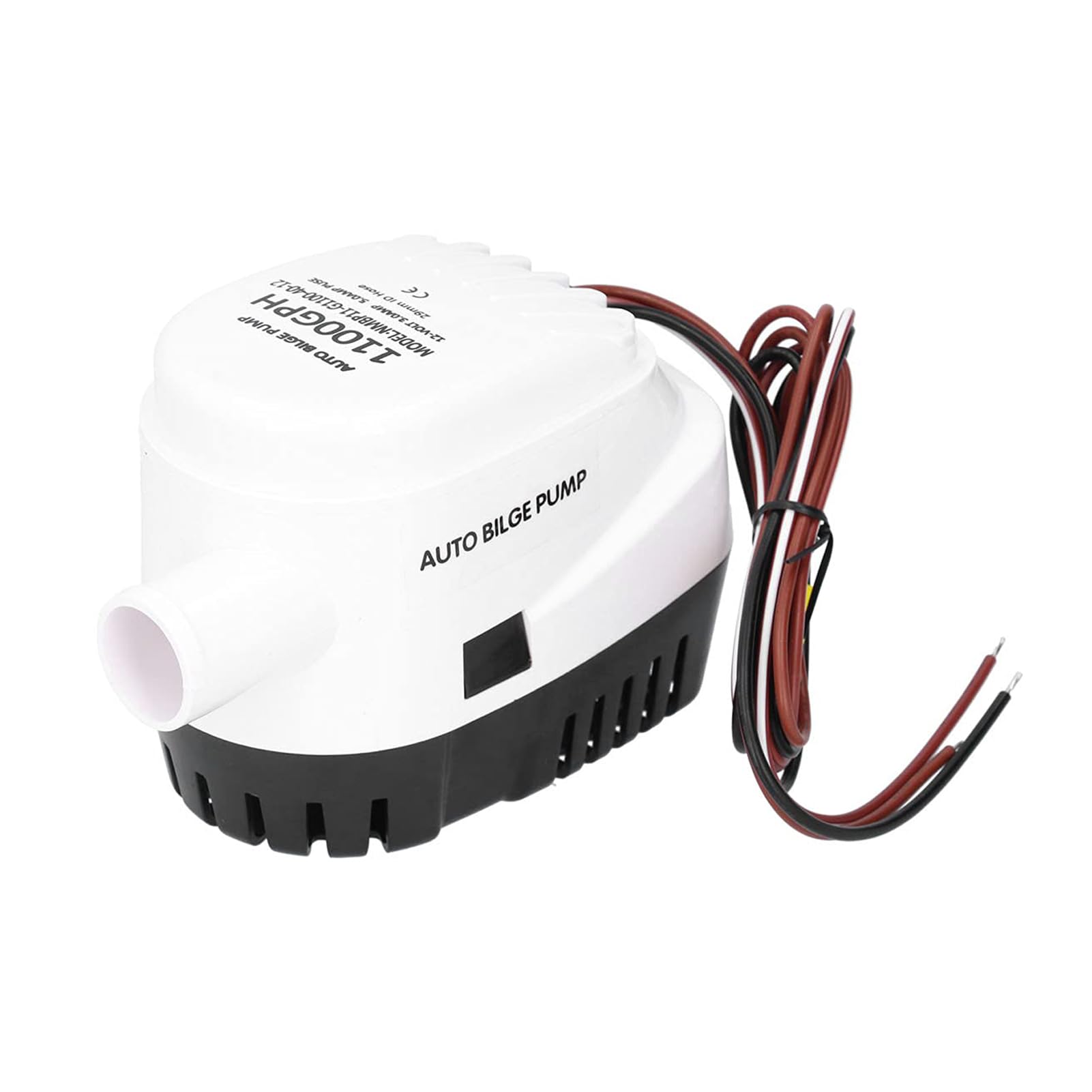 Fydun Automatic Submersible Boat Bilge 12V 1100GPH with Switch High Efficiency