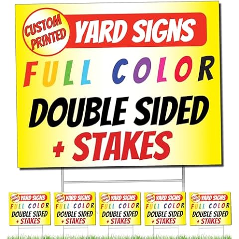 Custom Printed Yard Signs by Legit Fast Printing Cover