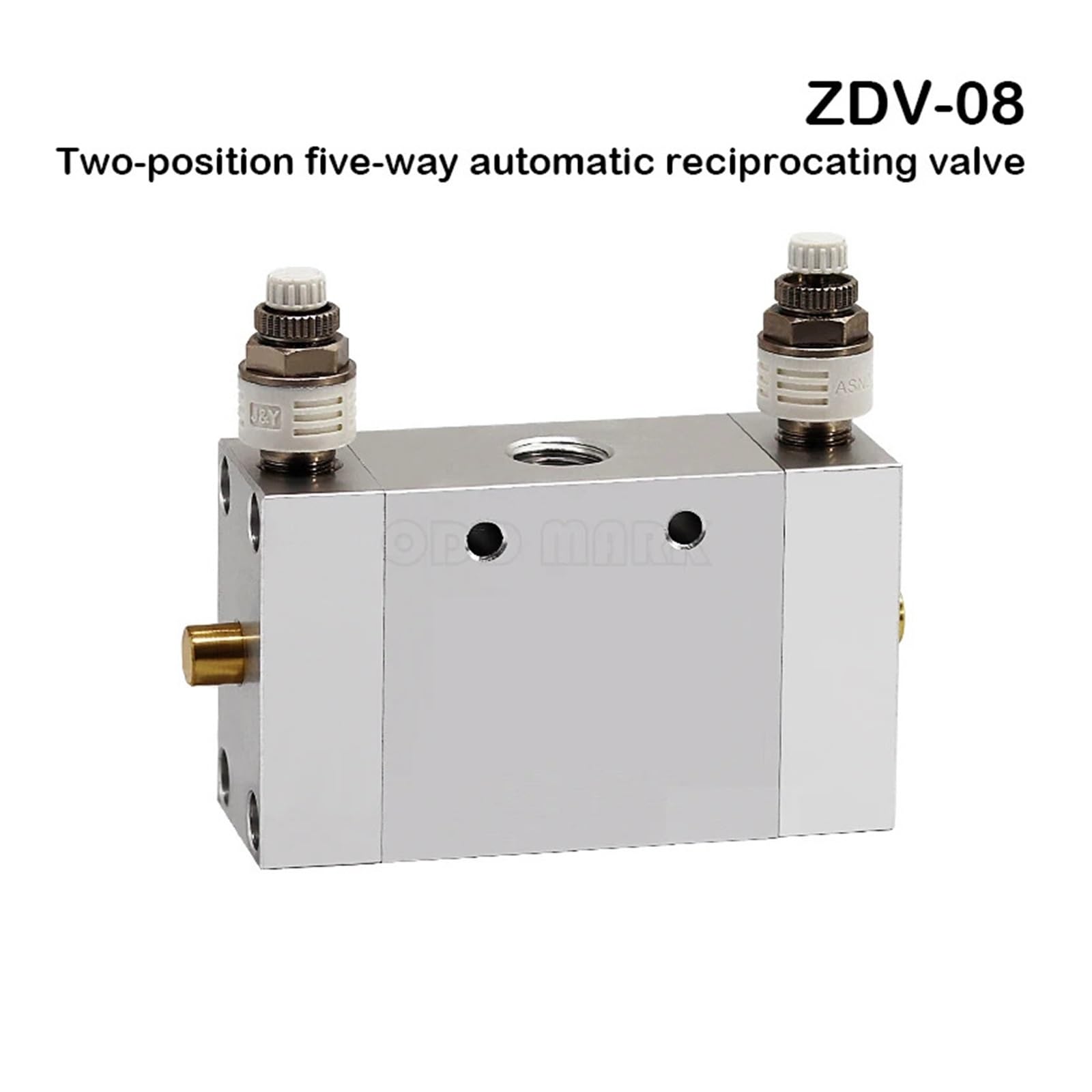 ZDV-08 Pneumatic Switch Gas Valve Cylinder Switch Automatic Shuttle Valve Speed Control Valve Two-Position Five-Way Directional(ASN2-01 2Point)