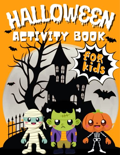 Halloween Activity Book for Kids: Happy Halloween Activities | For Hours of Play! | Coloring Pages, Mazes, Word Search, Connect The Dots & Much More image 2