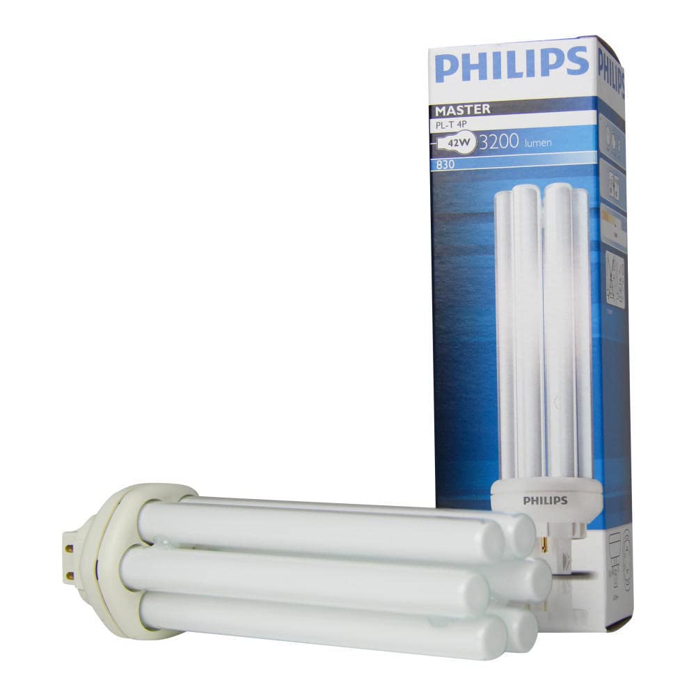 Amazon.com: PHILIPS PL-T Triple Turn Compact Fluorescent 4 Pin 42W
