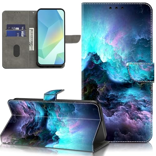 Étui portefeuille Samsung Galaxy A15 5G housse similicuir rabat avec porte-carte