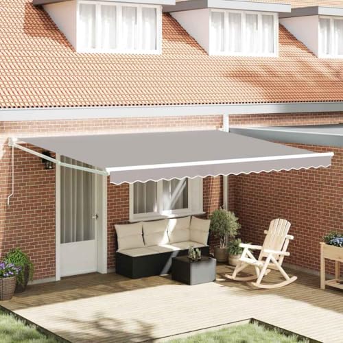 Auvent rétractable gris clair pour terrasse : fini la chaleur sous le soleil - 2