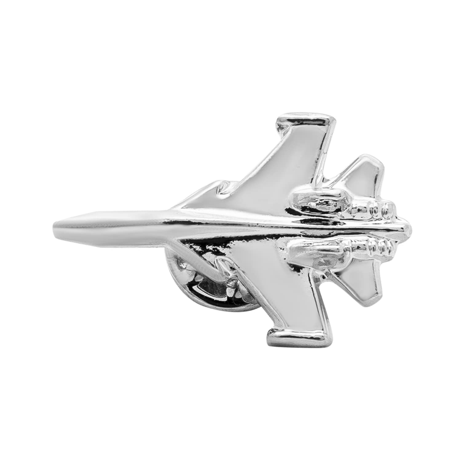 Shining Jewel Gold Plated Brooch/Lapel Pin for Men - Fighter Jet Aircraft Design SJ_9099