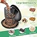 HAVENATURE Bird Feeder for Outdoor Hanging, No Mess No Spill - Birdfeeder for Outdoor, Squirrel Proof Bird Feeder w/Catch Tray - Large Capacity All-Metal for Outside Hanging