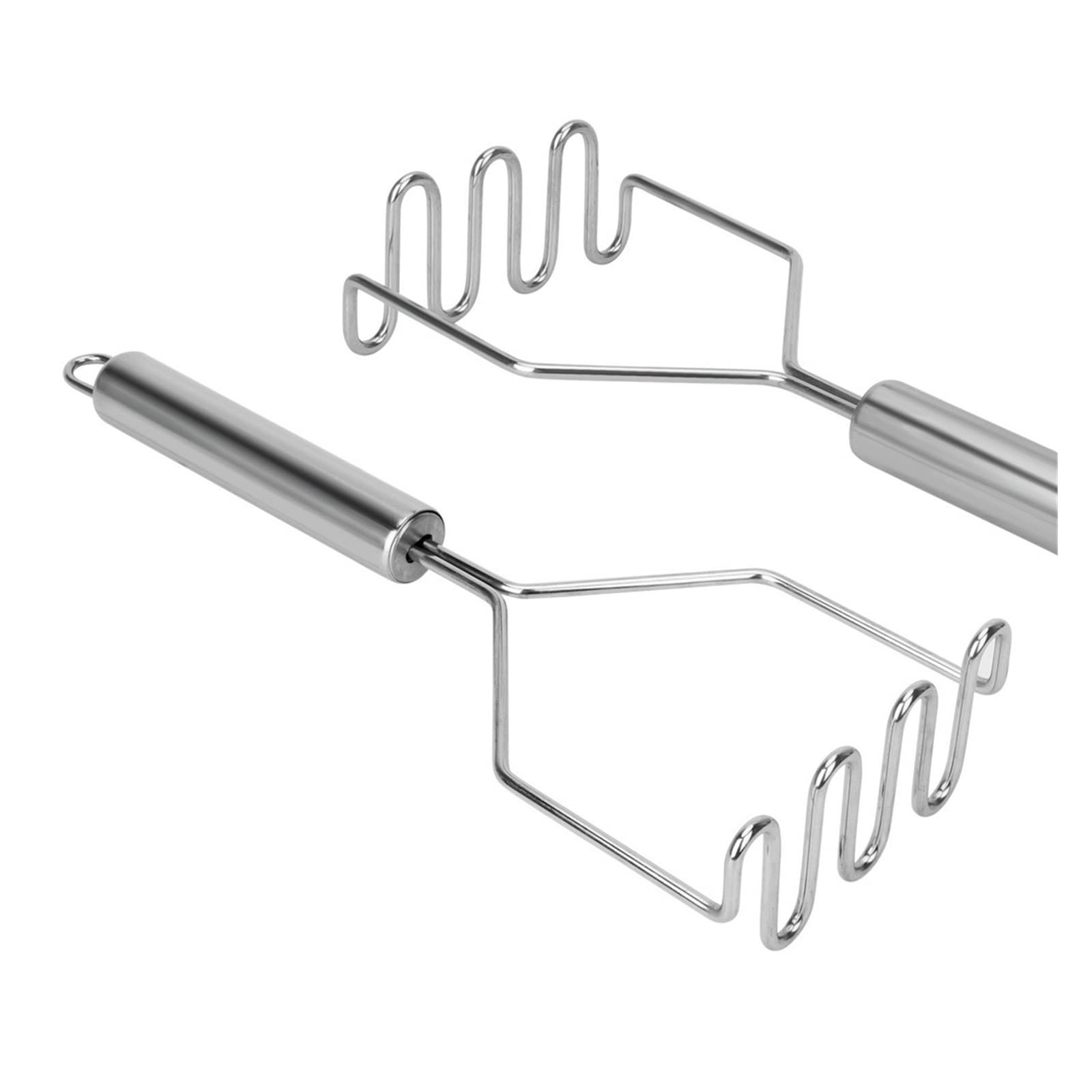Kartoffelstampfer, langlebiges Küchenwerkzeug, Wellenform aus Edelstahl, Kartoffelstampfer