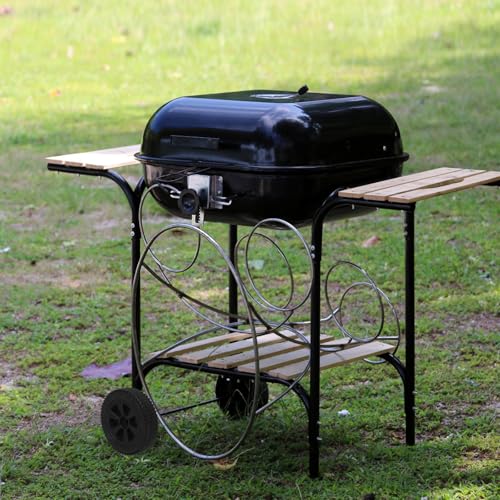 Ruedas de 6 pulgadas para barbacoa en pack de 2 unidades de HDPE resistente 4