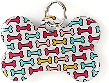 Dynotag Web Enabled Super Pet ID Smart Tag with DynoIQTM & Lifetime Recovery Service. Play Series Bone Bone Storm