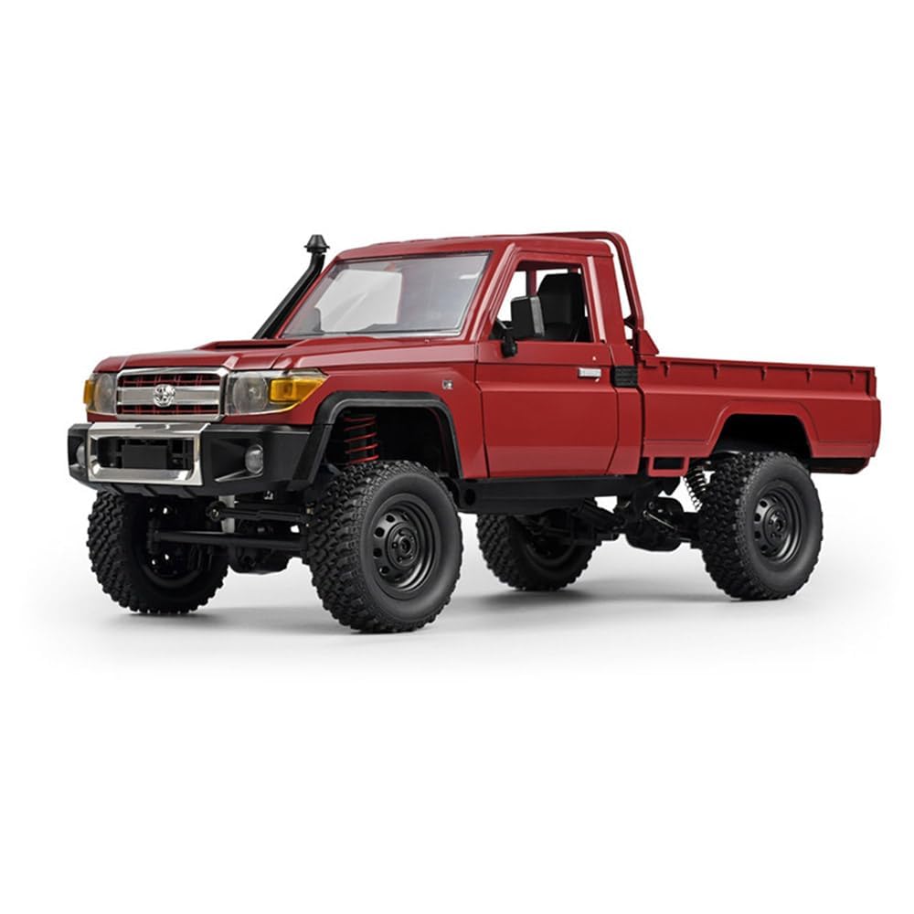Apawband RC Crawler 1/12 RC Truck 4x4 RC Rock Crawler Toyota LC79 Remote Control Pickup 2.4Ghz All Terrain with 280 Brushed Motor Proportional Throttle Steering RTR Hobby Toy for Adult MN-82