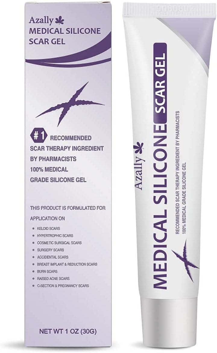 Advanced Scar Gel - Serum Reduces Old & New Scars - Best Treatment for Burns, Cuts, Acne Spots & Stretch Marks