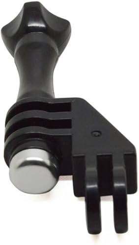 Miniatura 1 de Adaptador de dirección de 90 grados Montaje en codo con tornillo de pulgar para cámaras de acción GoPro 11/10/9/8/7/6/5 Negro, Sesión 5/4
