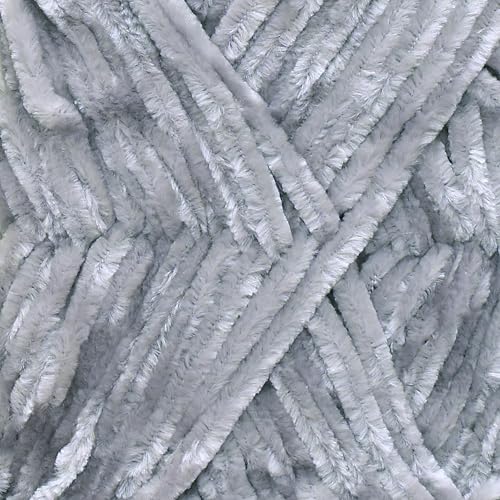 Image of M.G Chunky Velvet Yarn, Gulmarg IV 400 GMS - Best Used with Knitting and Crochet Needles - Wool Yarn for Knitting - Art-BABC