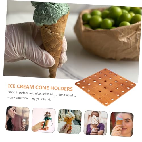 Présentoirs à cornets de glace et support pour comptoir en plexiglas transparent - 7