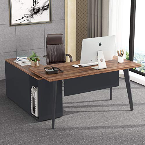 Buying Guide Tribesigns Computer Desk With Storage Shelves 55 Inch Large