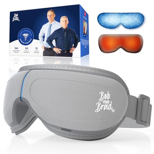 BOB AND BRAD Eye Massager with Heat and Cooling, EyeOasis 2 Eye Mask for Migraines FSA Eligible/HSA Eligible, Heated Face Massager for Eyes Strain Dry Eye Migraine Relief, Improve Sleep