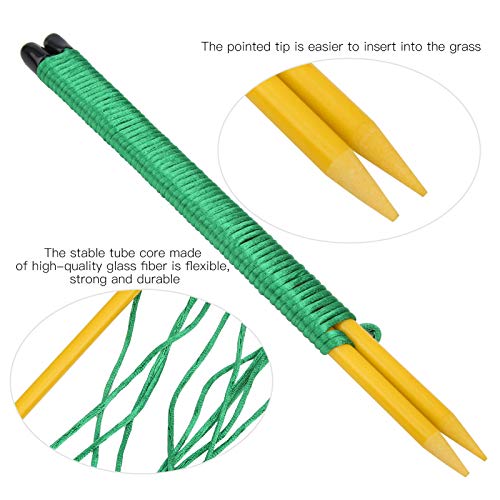 Estacas de corda oscilantes, núcleo de tubo flexível durável Ampla compatibilidade Colocando estacas