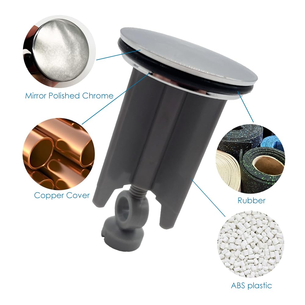 40mm Pop-up Wastafelplug Vervanging - Wastafelstekker voor Badkamer en Keuken