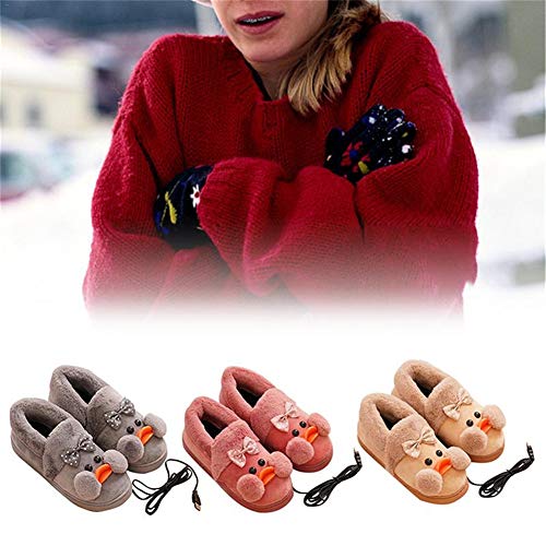 DYHQQ Scaldapiedi riscaldato, Pantofole